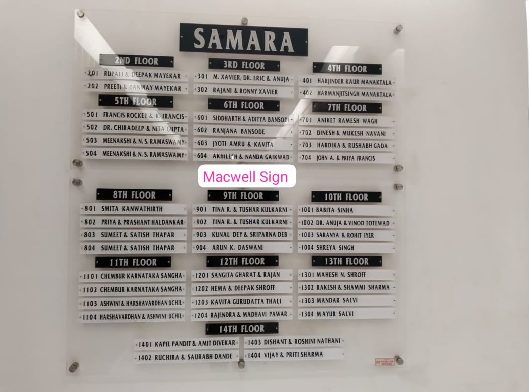 Society Nameplate Design